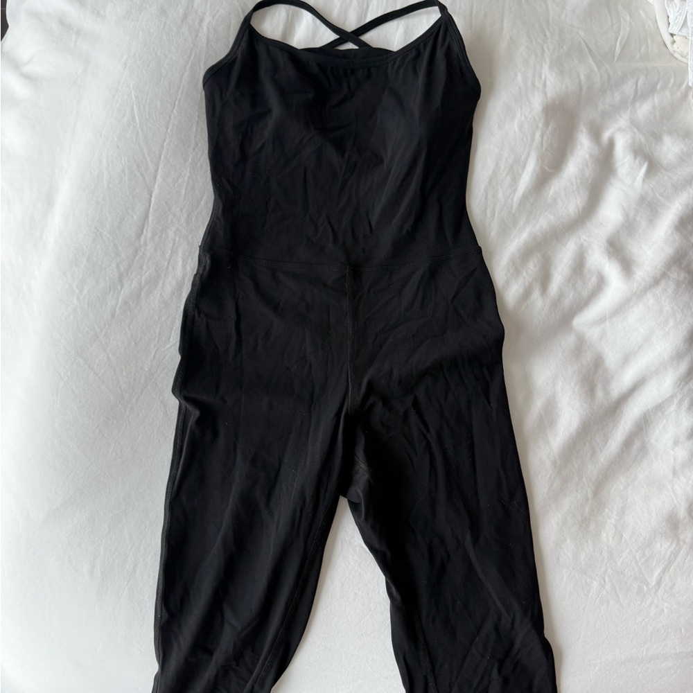 “Year of Ours” Revolve Studio Capri onesie in Black